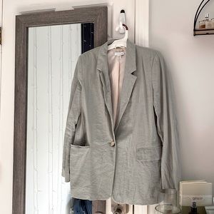 Topshop blazer, size 4, mint green